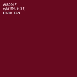 #68091F - Dark Tan Color Image